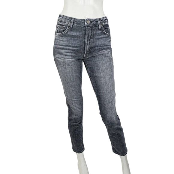 GRLFRND Size 25 the Kiara Mid Rise Tomboy Jeans in Gray Get Lost - Picture 1 of 10